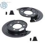 Set of 2 Rear Brake Dust Shields for Dodge Ram 2500 3500 (2003–2008)