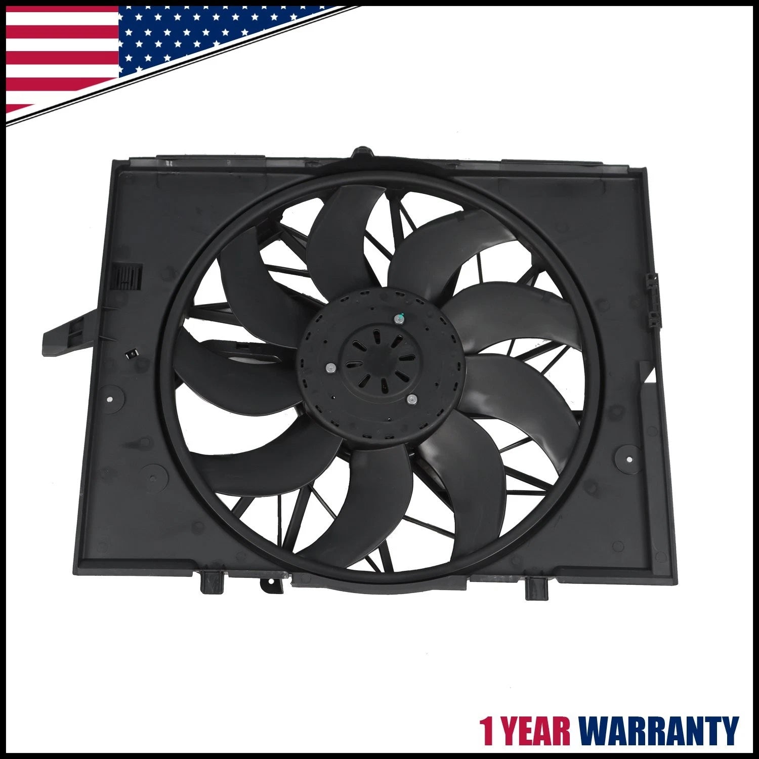 Engine Radiator Cooling Fan for BMW 528i (2008-2010) & 750i/750Li (2006-2008)