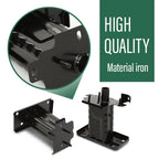 Set of 2 Front Bumper Mounting Brackets for Nissan Rogue (2014–2019)