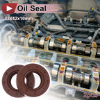 2X Oil Seal Rotary Shaft Seal FKM Rubber 22x42x10mm for Various Models