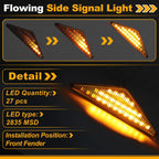 Set of 2 Side Marker Fender Lights for Ford Focus MK I (1998–2004) 98AB13K354AA