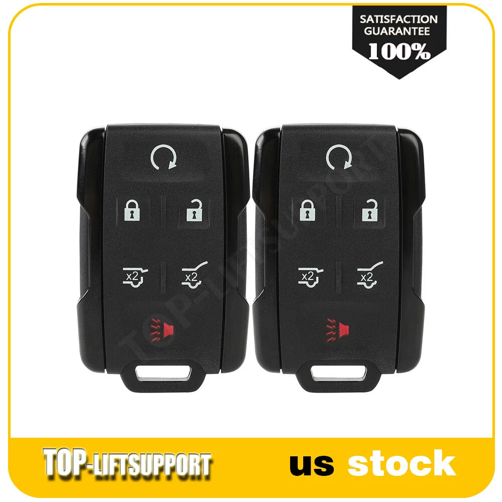 2 Smart Remote Key Fobs for Chevrolet Suburban Tahoe (2015–2020)