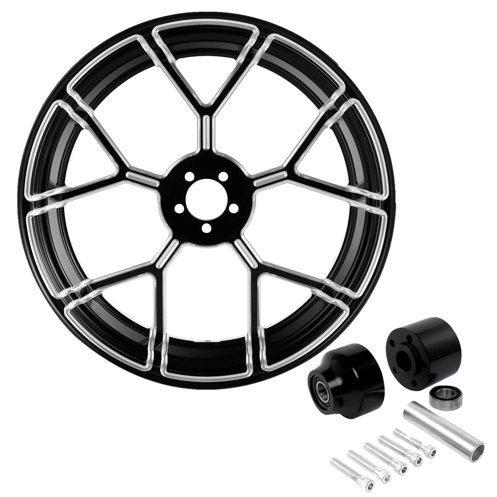 18" Front Wheel Rim & Single Disc Hub for Harley Street Glide (1997–2021)