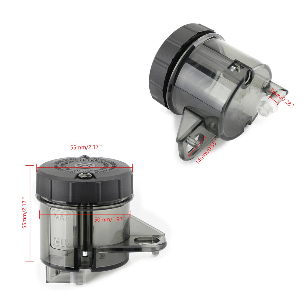 Motorcycle Front Brake Clutch Master Cylinder Fluid Reservoir for T9