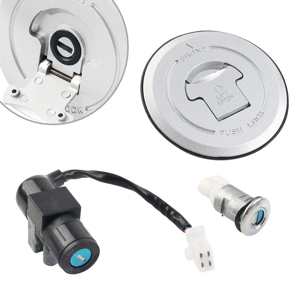 Ignition Switch Lock & Fuel Cap Cover Set for Honda MSX125 GROM125 (2014-2015)