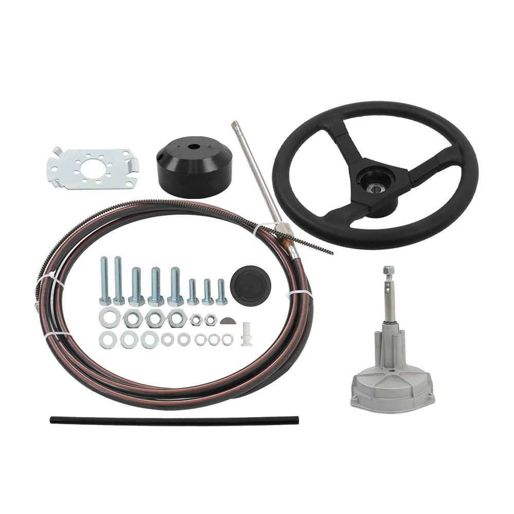 Rotary Steering System for Waterborne Vehicles 16 Feet Boat