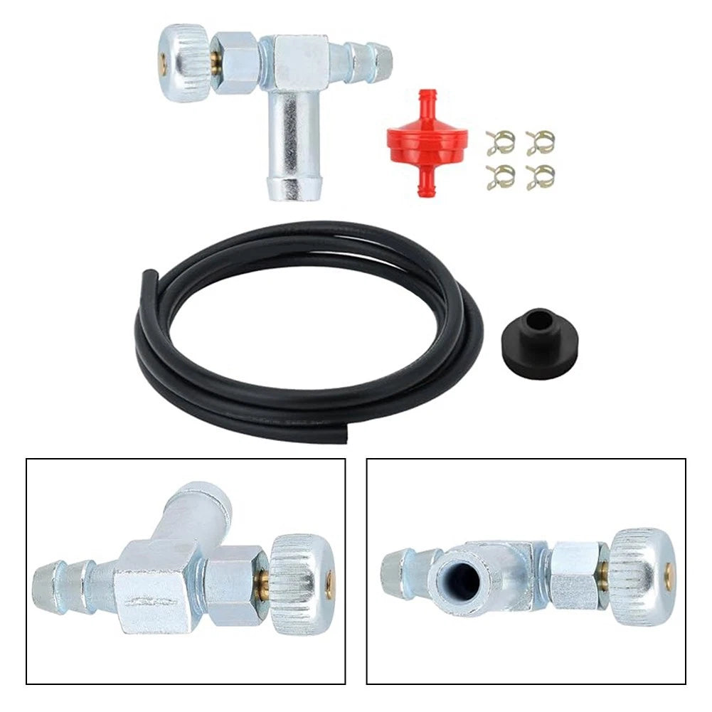 Fuel Shut Off Valve Kit with Hose Filter for Lawn Equipment