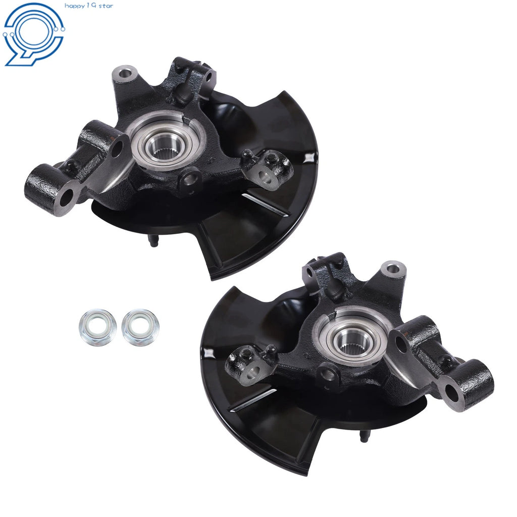 Front Steering Knuckles & Wheel Hub Bearings for Ford Edge (2007–2010)