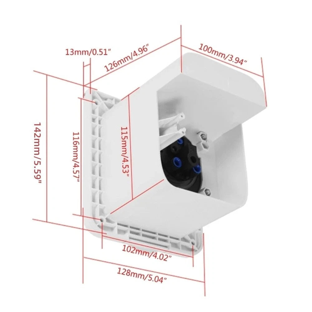 RV Power Inlet 32A Flush Mounted Socket for Motorhome Trailer