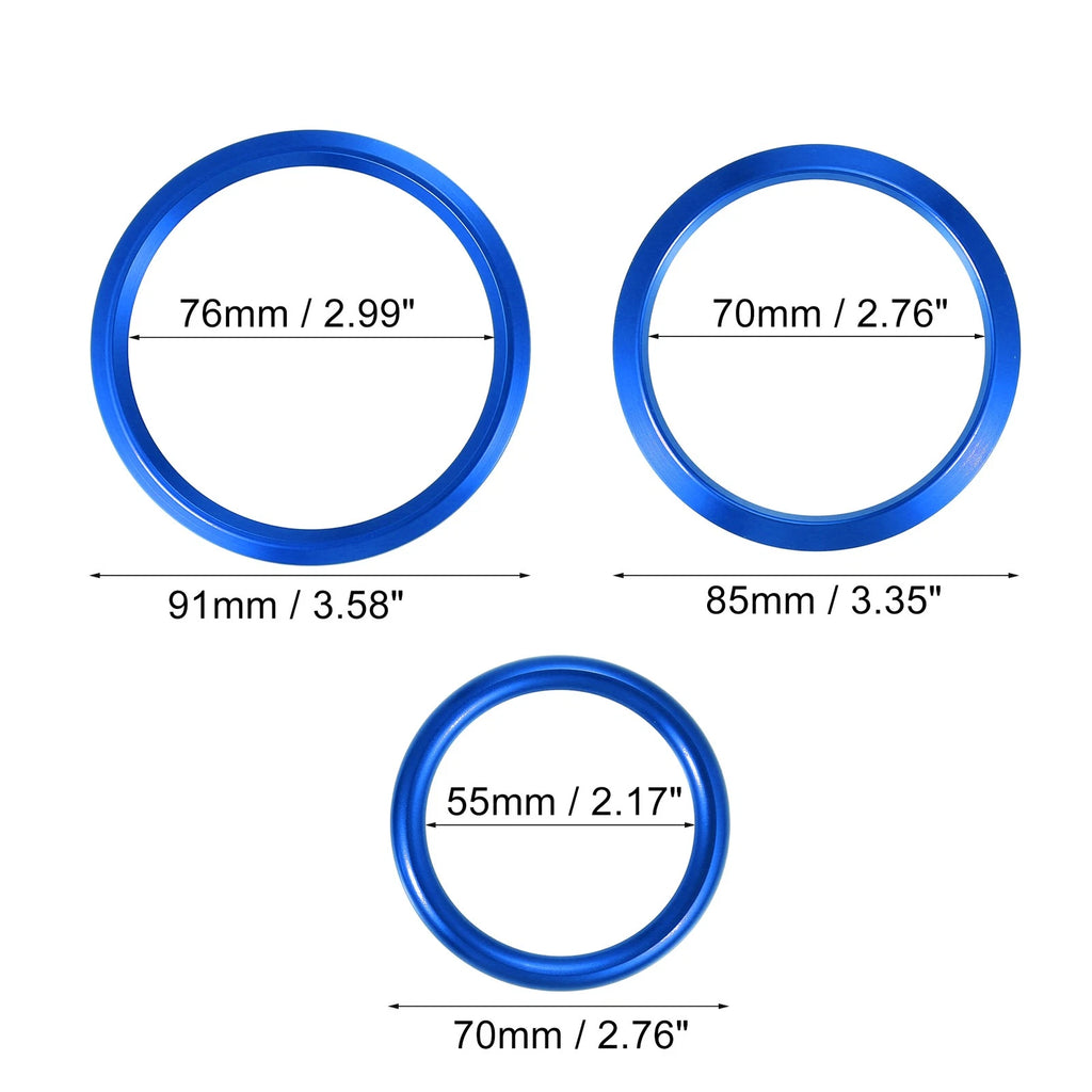 7 Pcs Air Conditioning Outer Vent Rings Covers for Mercedes Benz A-Class (2013–2020)