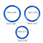 7 Pcs Air Conditioning Outer Vent Rings Covers for Mercedes Benz A-Class (2013–2020)