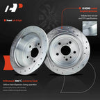 Rear Brake Rotors & Ceramic Pads for Toyota Sienna (2004–2010)
