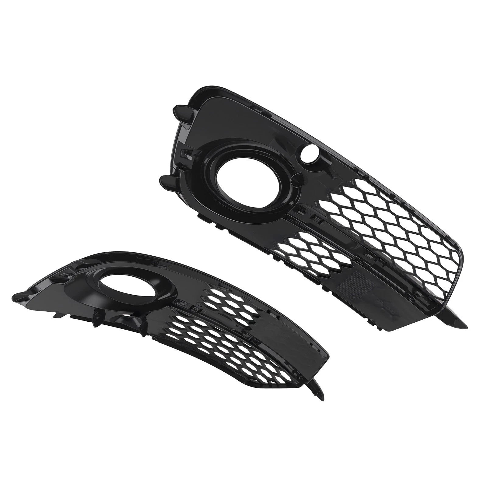 Front Bumper Fog Light Grille Cover Set for Audi Q5 S-Line (2013–2017)