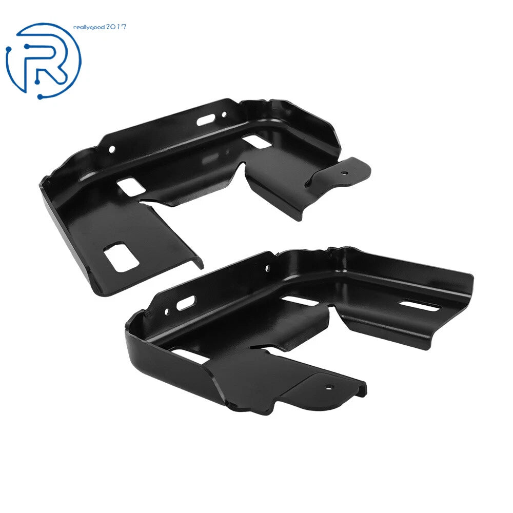 Front Bumper Bracket Set for Ford F-150 (2015-2020) Black Steel