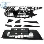 Mesh Grille & Headlight Eyelid for Honda Civic (2022-2023) Black