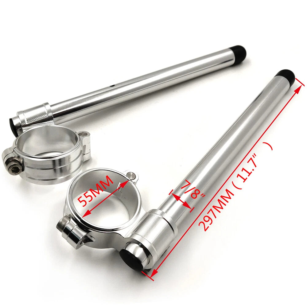 CNC 55mm Clip-ons Handlebar Riser for Honda CBR954RR (2002–2003)