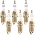 Set of 6 Bosch OE FineWire Double Platinum Spark Plugs for A6 Quattro S4 (1996–2005)