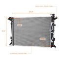 Aluminum Cooling Radiator DPI-13467 for Genesis Coupe 3.8L (2013–2016)