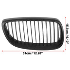 Pair Front Kidney Grille for BMW E92 (2006–2010) Matte Black