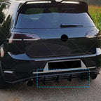 Set of 4 Rear Bumper Diffuser Lip Spoilers for Volkswagen Golf MK7 GTI (2015–2020)