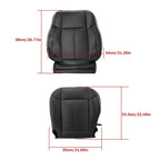 Set of 2 Durable Leather Seat Covers for Hummer H3 (2006-2010)