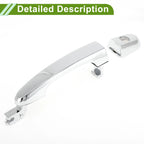 Exterior Door Handle for Hyundai Kia (No. 826511F000) Front Left Silver Tone