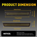 Smoked LED Side Marker Lights for Dodge Challenger (2015–2022)