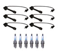 Denso Wire Set & 6 Iridium Spark Plugs for Toyota Lexus V6