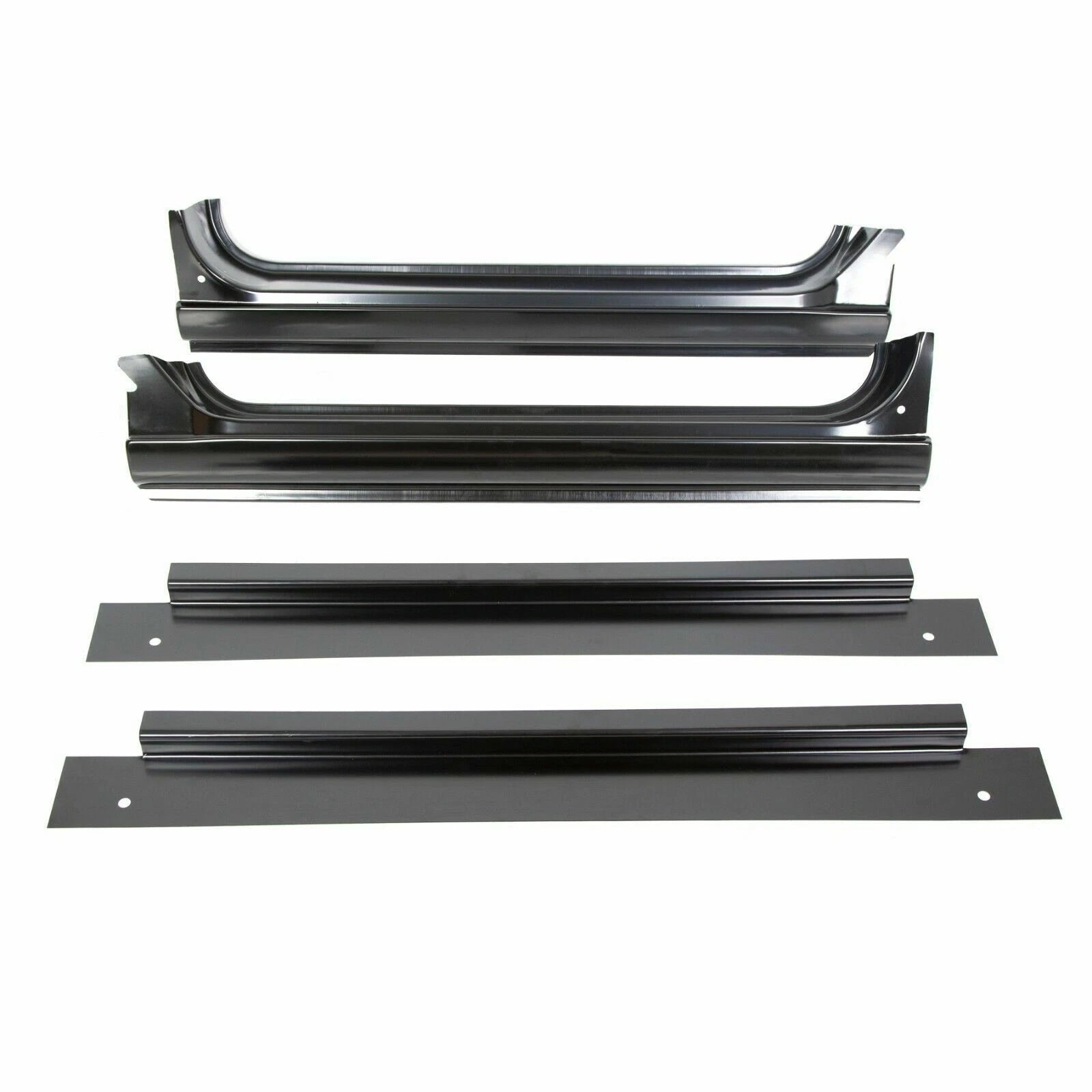 Set of 2 Full Rocker Panels with Inner Patch for 67-72 Chevy GMC C10