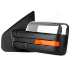 Chrome Power Heated Driver Side View Mirror with LED Signal for F-150 (2004–2014)