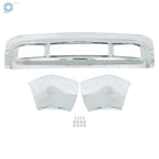 Steel Split Front Bumper Covers for Ford F-250 F-350 Super Duty (1999–2004) Chrome