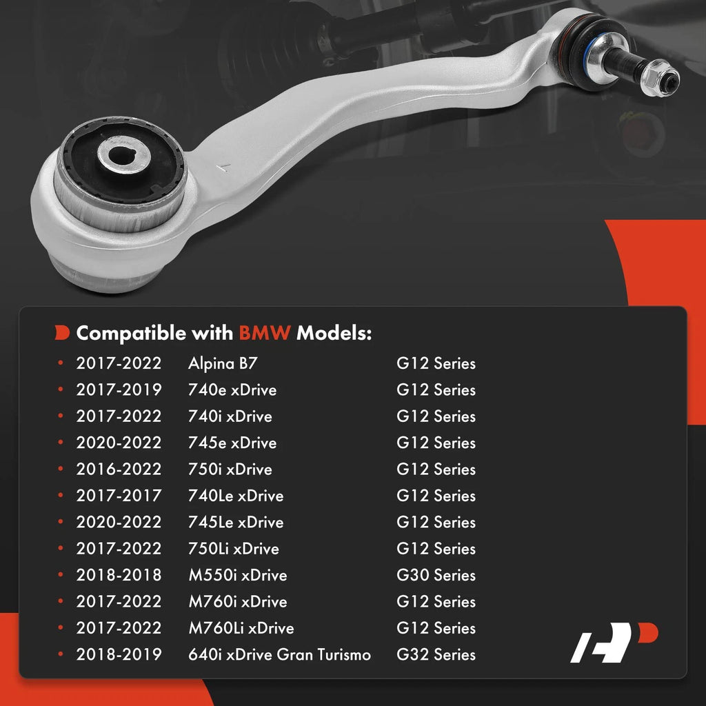 Front Left Lower Control Arm with Ball Joint for BMW G12 G30 G32 (2016-2023)