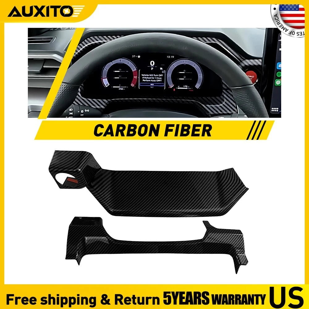 Carbon Dashboard Panel Trim Bezel for Toyota Tacoma (2024–2026)