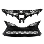 Gloss Black Front Upper Lower Bumper Grille for Toyota Camry (2021–2022)
