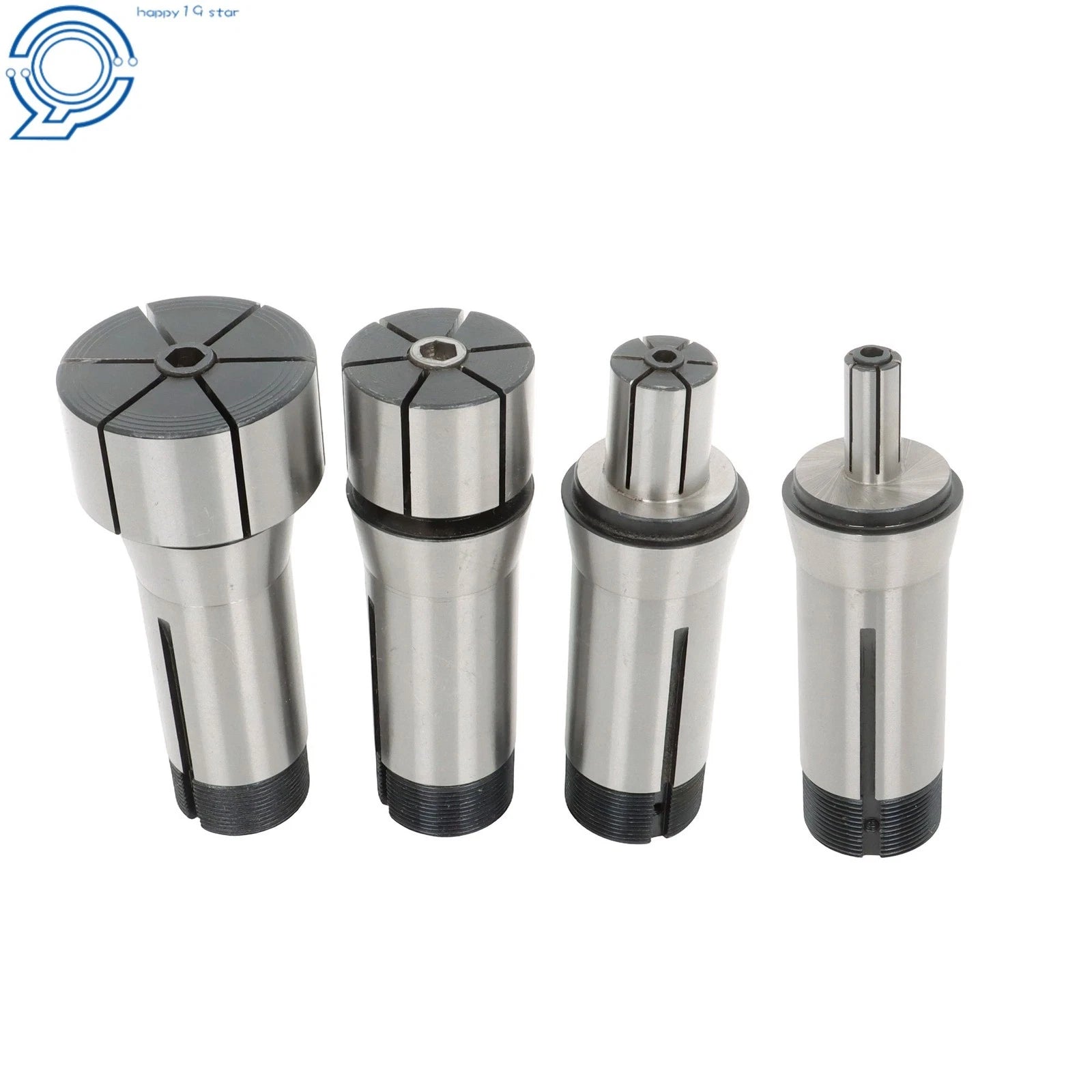Set of 4 Precision 5C Expanding Collets for Lathe Chuck Tool (1/4-1-15/16)