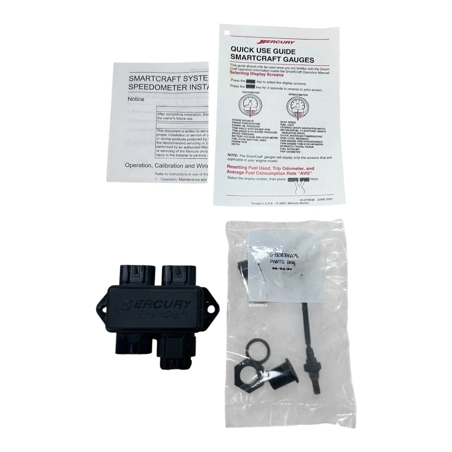 Speedometer & Tachometer Kit Assembly for Mercury (1979–1979) 79-879899M04, SC1000