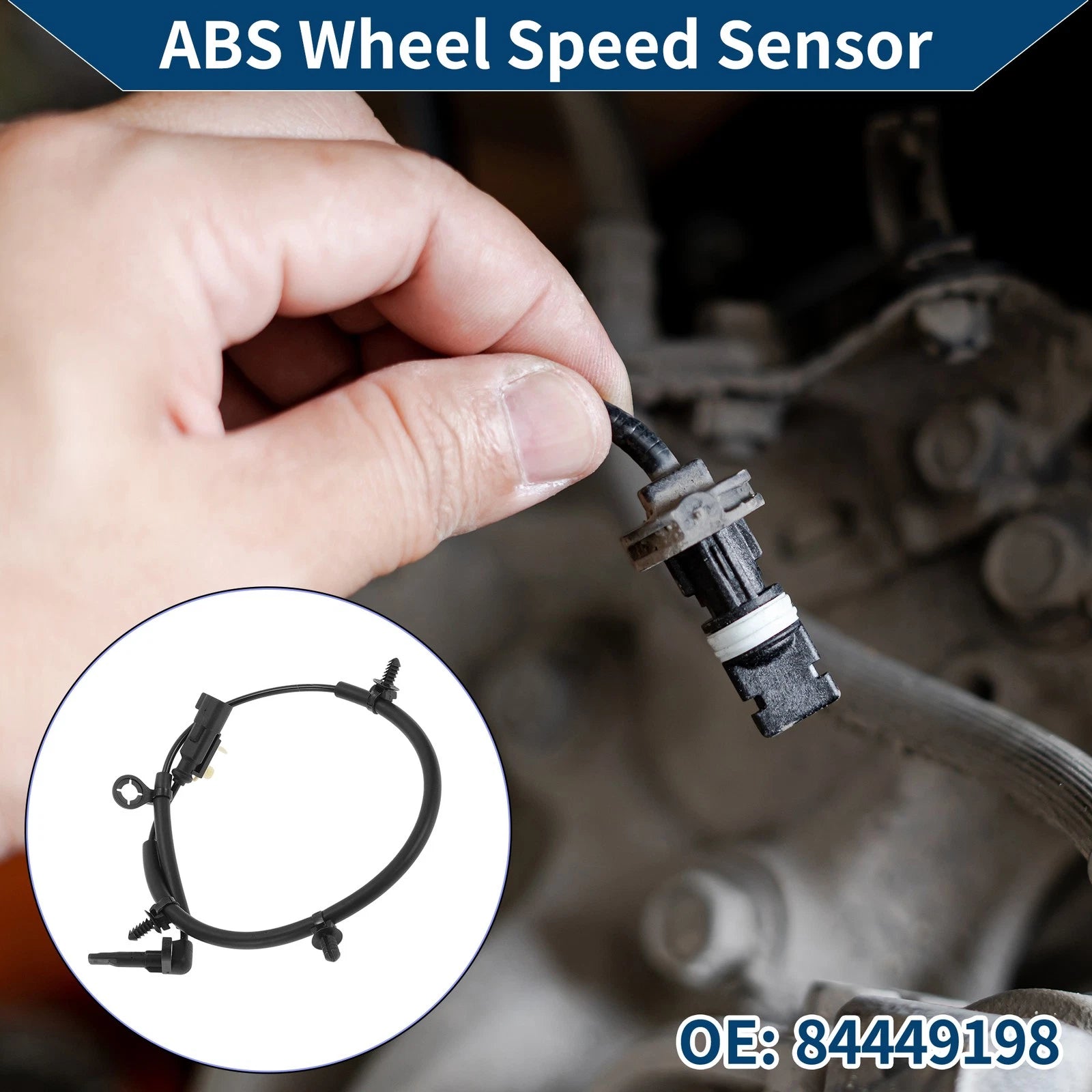 ABS Wheel Speed Sensor No. 84449198 for GMC Terrain (2018–2024) Rear