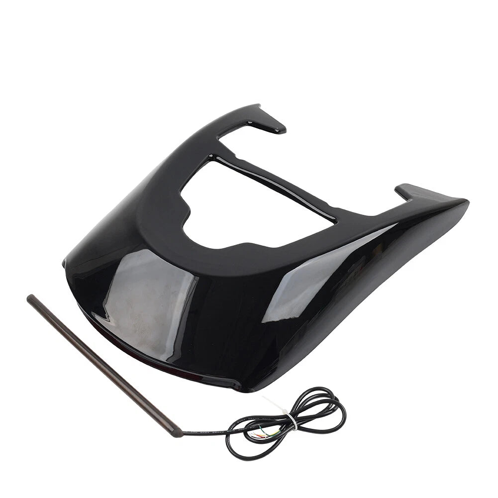 Vivid Black Rear Mudguard w/Light for Harley VRSCDX VRSCAW VRSCA (2002–2017)