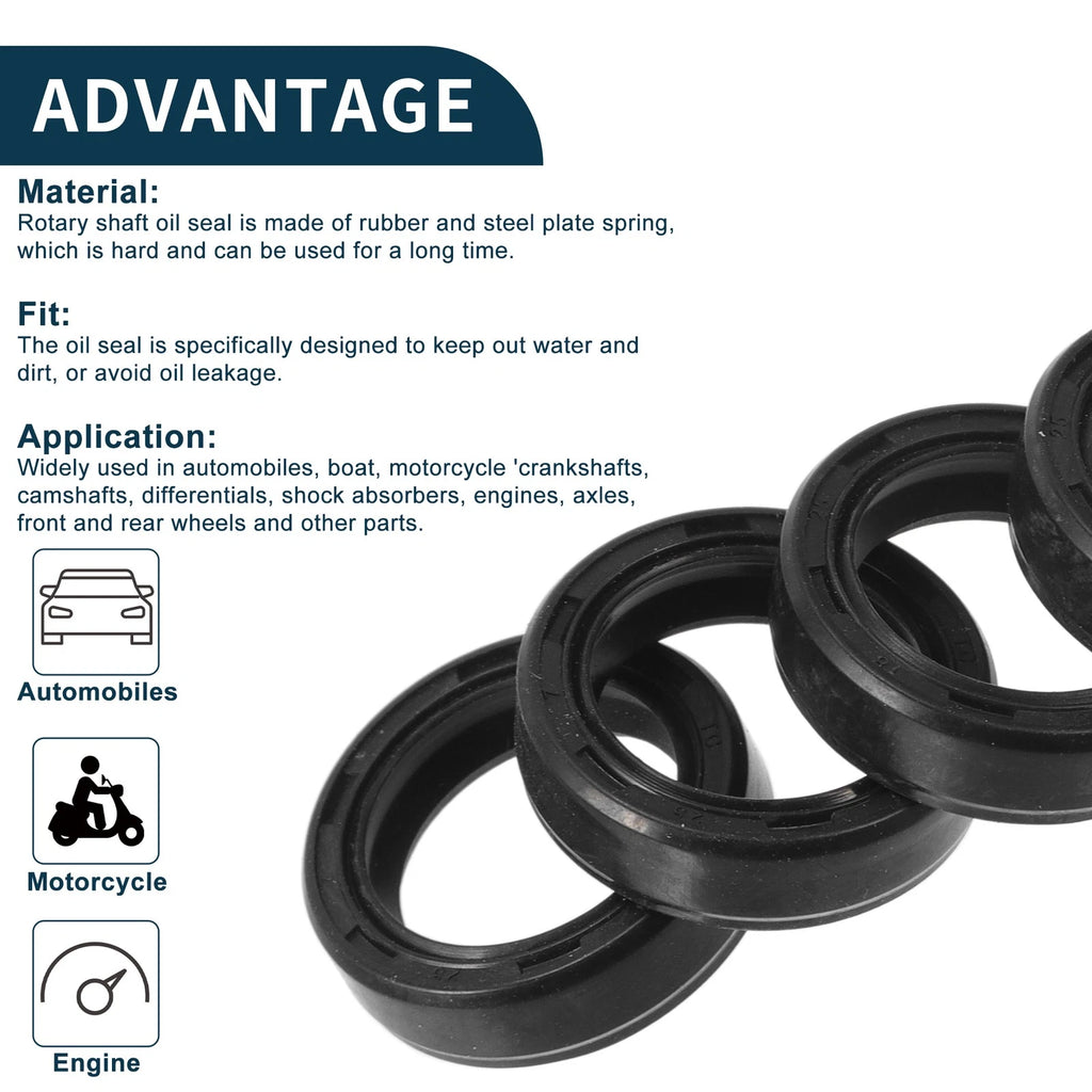 Set of 5 Oil Seal Rotary Shaft Seal NBR Rubber 18x25x7mm