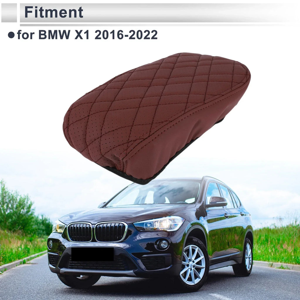1 Pc Center Console Cover for BMW X1 (2016-2022) Wine Red