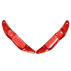 2X Steering Wheel Shift Paddle for Mini R55 R56 R57 R58 R59 R60 (2007–2014) Carbon Fiber Red