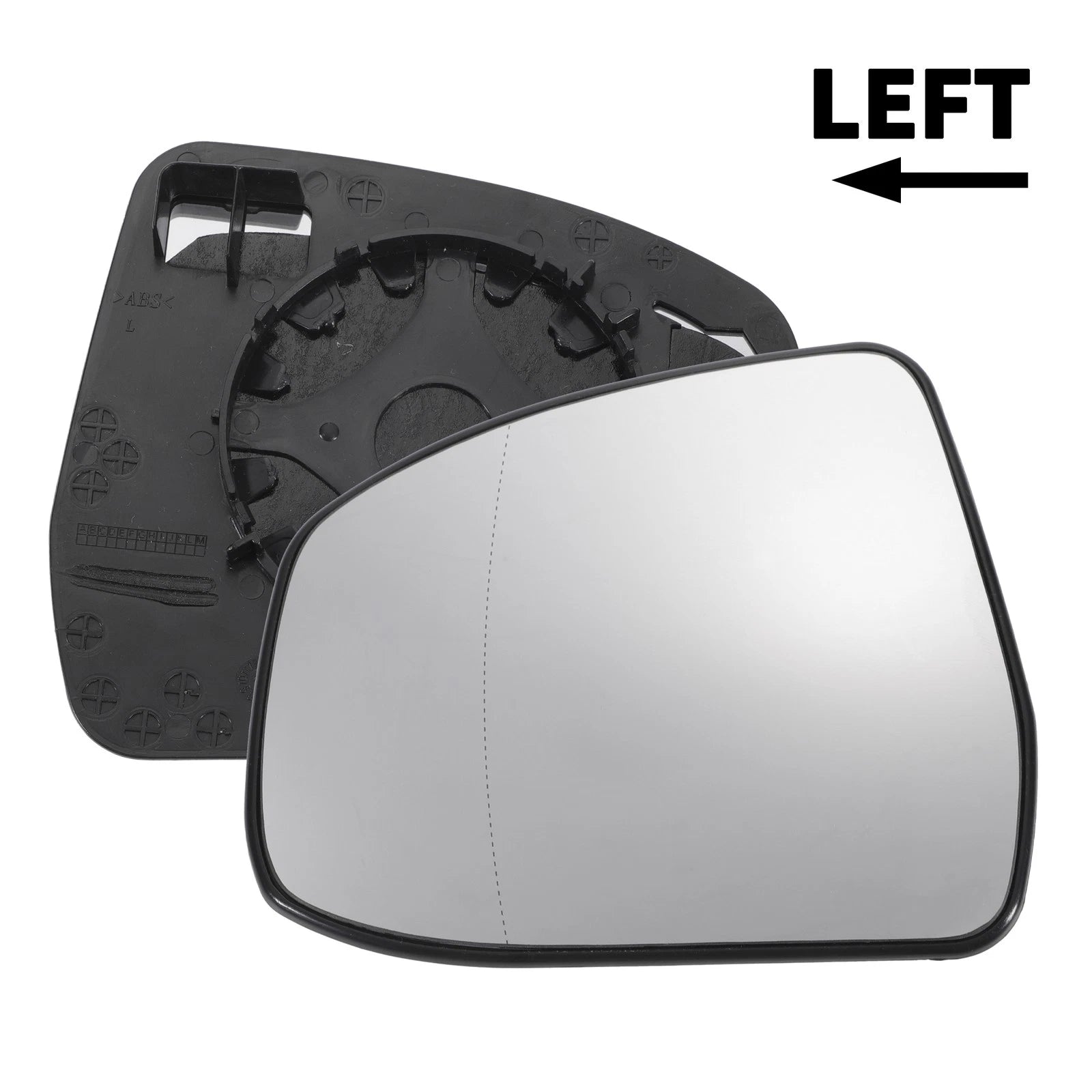 Left Side White Aspherical Mirror Glass for Ford Focus (2012–2018)