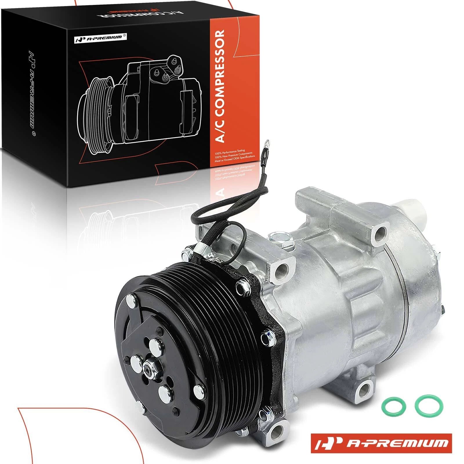 A/C Compressor with Clutch for Ford F-650 F-750 (2004–2013)