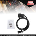 7 Way 7 Pin Trailer Extension Cord for Trailer (6FT)