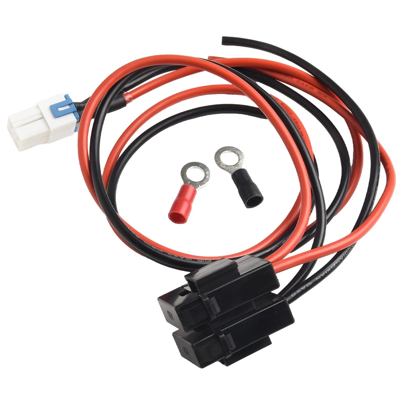 4Pin 12AWG 30A Fuse DC Power Cable for ICOM IC-7000/IC-7600/FT-450/TS-480/FT-950