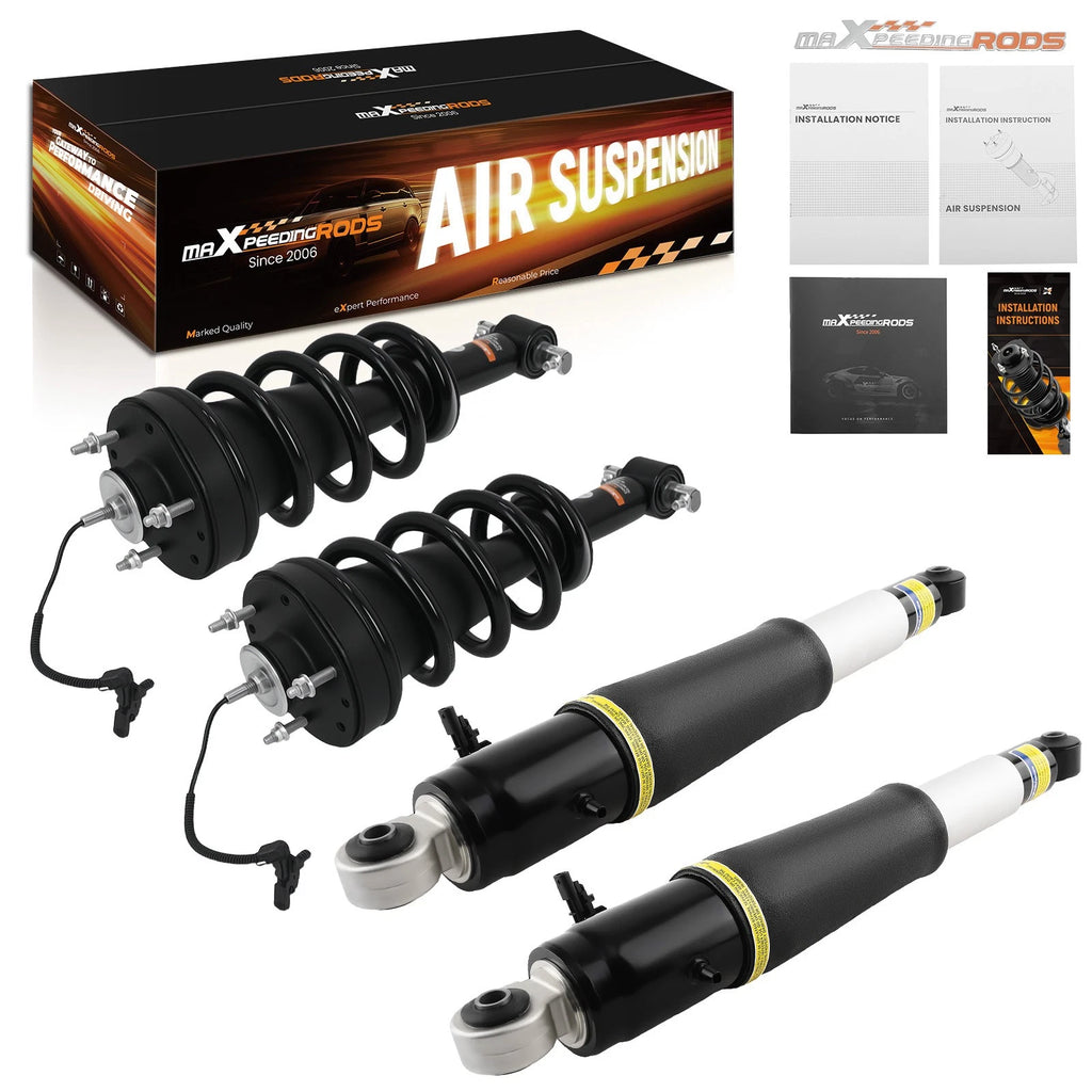 Front Strut Assembly & Rear Shock Absorber for Escalade Suburban Tahoe Yukon (2015–2020)