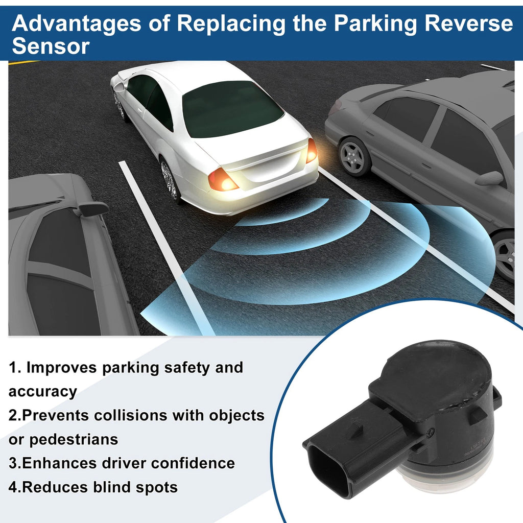 1Pc Reverse Backup Parking Sensor for Ford Edge (2019–2024) No.HU5T15C868AAW