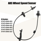 2X ABS Wheel Speed Sensor for Honda Civic (2006) 57470-SNA-003