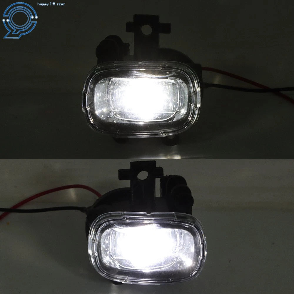 Front LED Fog Lights DRL Lamps for Nissan Kicks (2021–2023) Left+Right