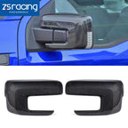 Real Carbon Fiber Rearview Mirror Cover Caps for Ford F150 (2021–2023)